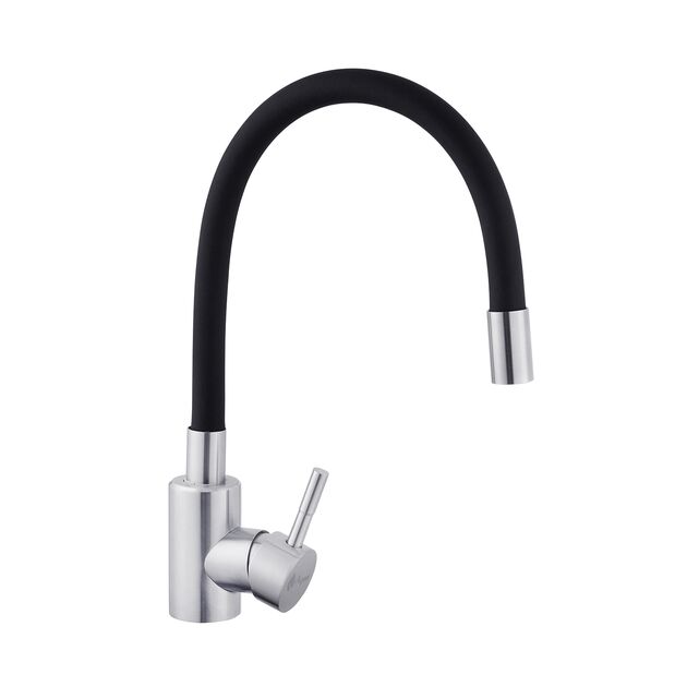 Смеситель для кухни Agua Acero с гибким изливом INOX035NS-1, фото , изображение 4 | SNABZHENIE.com.ua Смеситель для кухни Agua Acero с гибким изливом INOX035NS-1, фото , изображение 4 | SNABZHENIE.com.ua