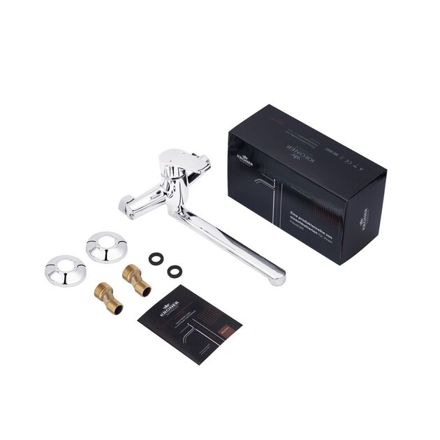 Смеситель для кухни Kroner KRP Brocken С040, фото , изображение 3 | SNABZHENIE.com.ua