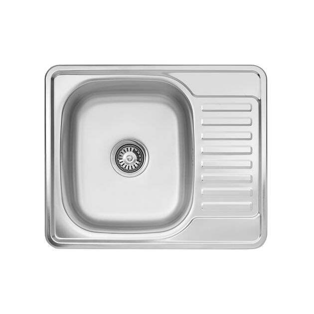 Кухонная мойка Kroner KRP Satin 5848 (0,8 мм), фото  | SNABZHENIE.com.ua