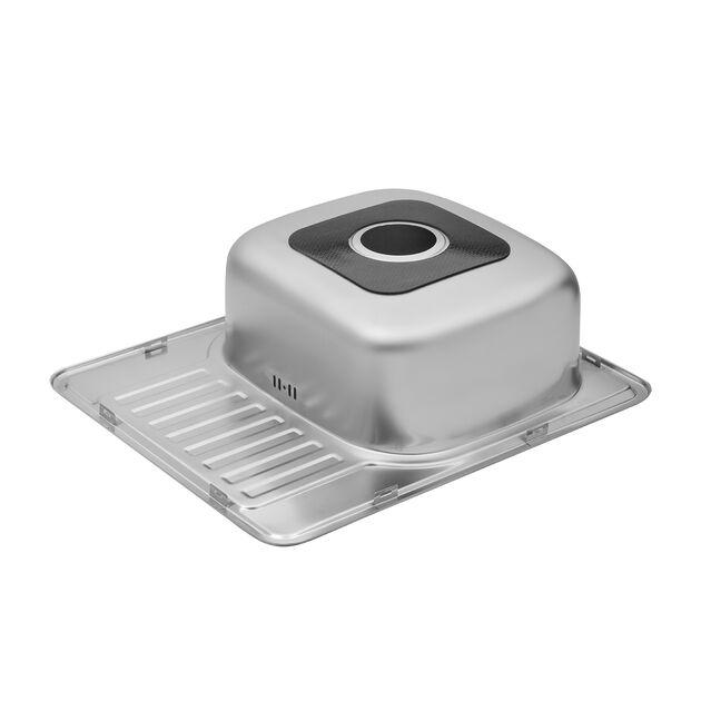 Кухонная мойка Kroner KRP Satin 5848 (0,8 мм), фото , изображение 7 | SNABZHENIE.com.ua