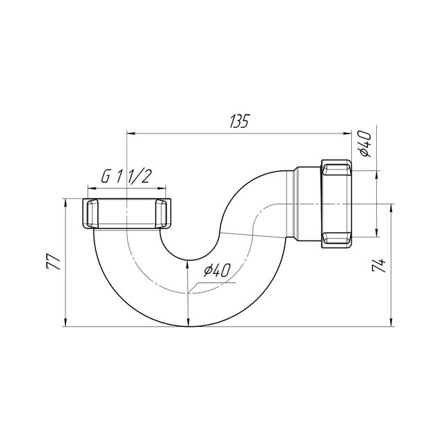 Сифон душевой ANIplast 1 1/2" 40 мм с гибкой трубой 40х40/50 Е116EU, фото , изображение 2 | SNABZHENIE.com.ua Сифон душевой ANIplast 1 1/2" 40 мм с гибкой трубой 40х40/50 Е116EU, фото , изображение 2 | SNABZHENIE.com.ua
