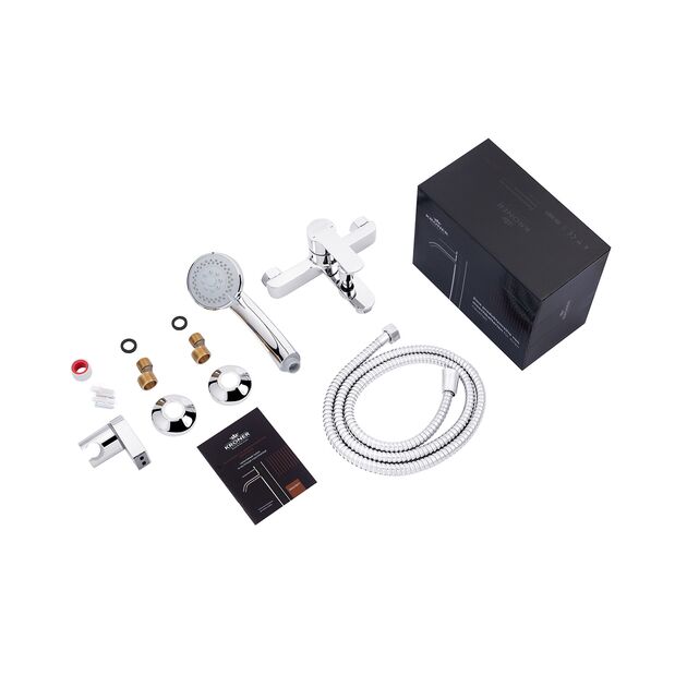 Змішувач для ванни Kroner KRP Bremen - C060, фото , зображення 7 | SNABZHENIE.com.ua