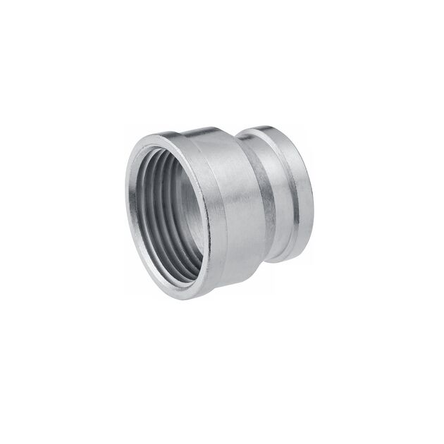 Муфта перехідна Karro 1 х 3/4 ВВ нікельована KR-3122, фото  | SNABZHENIE.com.ua Муфта перехідна Karro 1 х 3/4 ВВ нікельована KR-3122, фото  | SNABZHENIE.com.ua