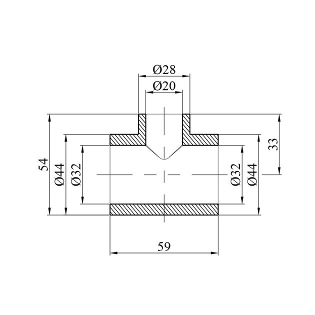 Тройник PPR GrandiTherm 32x20x32 мм, фото , изображение 2 | SNABZHENIE.com.ua Тройник PPR GrandiTherm 32x20x32 мм, фото , изображение 2 | SNABZHENIE.com.ua