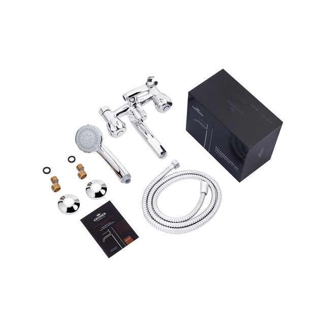 Змішувач для ванни Kroner KRP Hamburg - C060, фото , зображення 7 | SNABZHENIE.com.ua