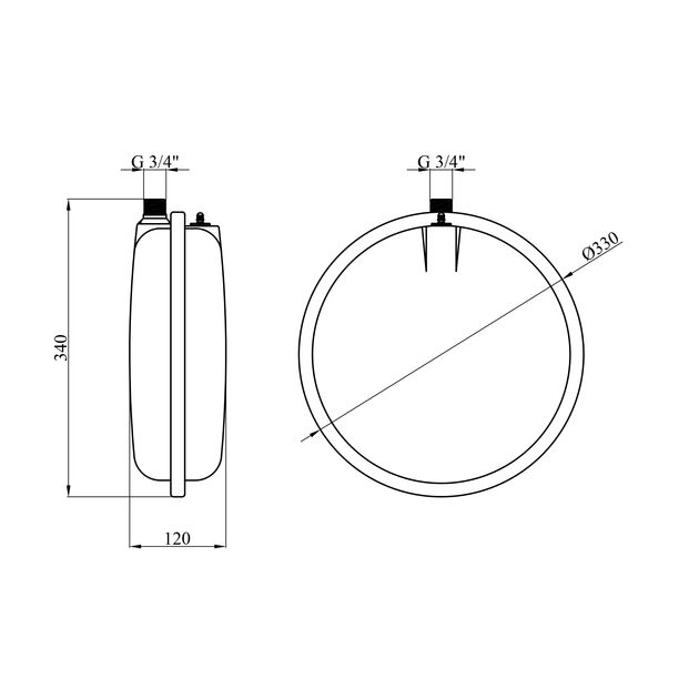 Расширительный бак плоский Forwater PTE8, фото , изображение 2 | SNABZHENIE.com.ua Расширительный бак плоский Forwater PTE8, фото , изображение 2 | SNABZHENIE.com.ua
