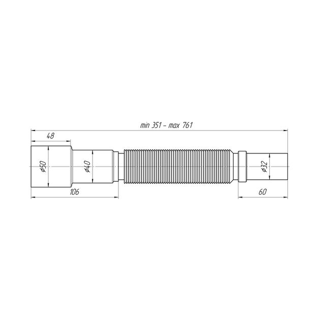 Гофра ANIplast 32х40/50 мм 400-800 мм K306, фото , изображение 2 | SNABZHENIE.com.ua Гофра ANIplast 32х40/50 мм 400-800 мм K306, фото , изображение 2 | SNABZHENIE.com.ua