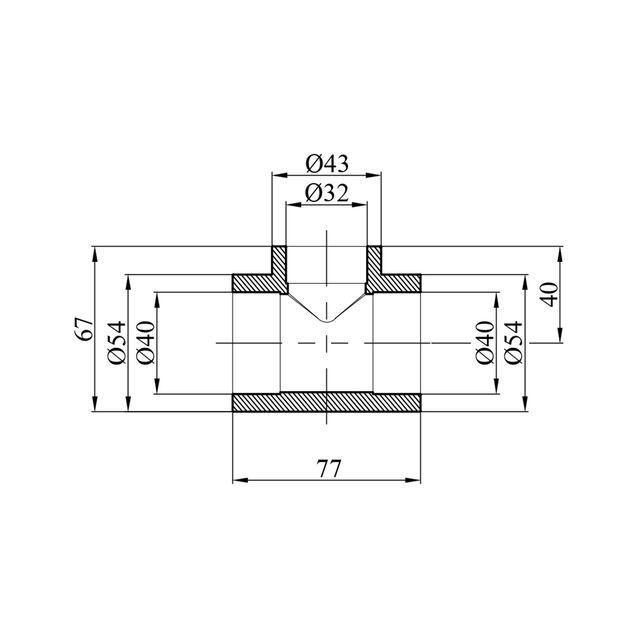 Переходной тройник PPR GrandiTherm 40х32х40 мм, фото , изображение 2 | SNABZHENIE.com.ua Переходной тройник PPR GrandiTherm 40х32х40 мм, фото , изображение 2 | SNABZHENIE.com.ua