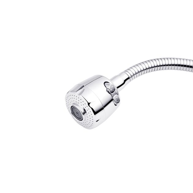 Смеситель кухонный Kroner KRM Odra с гибким изливом C039-1, фото , изображение 8 | SNABZHENIE.com.ua