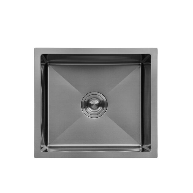 Кухонная мойка Kroner KRP Schwarze 4843HM PVD (3,0/1,0 мм), фото  | SNABZHENIE.com.ua Кухонная мойка Kroner KRP Schwarze 4843HM PVD (3,0/1,0 мм), фото  | SNABZHENIE.com.ua