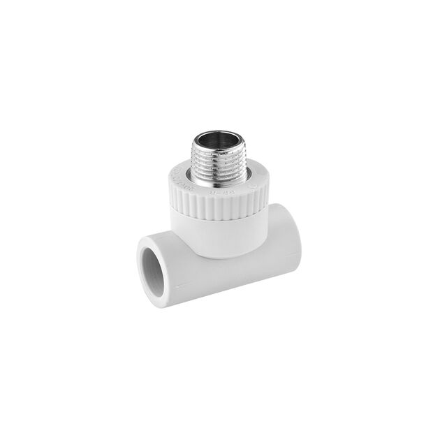 Тройник PPR GrandiTherm 20 мм х 1/2 дюйма РН, фото  | SNABZHENIE.com.ua Тройник PPR GrandiTherm 20 мм х 1/2 дюйма РН, фото  | SNABZHENIE.com.ua