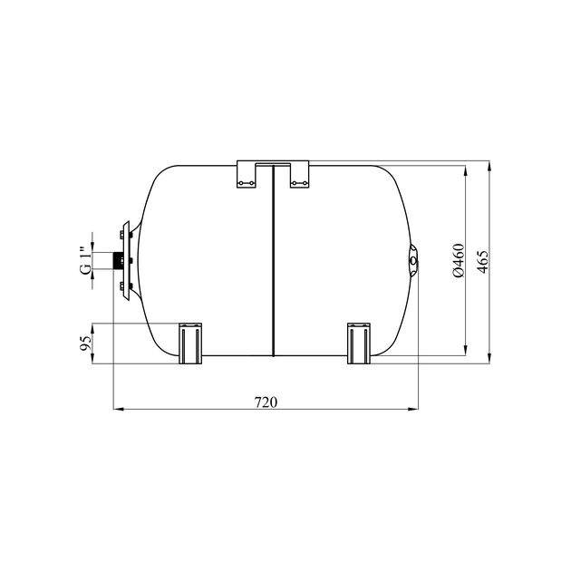 Гидроаккумулятор Forwater 100 л горизонтальный из нержавеющей стали, фото , изображение 2 | SNABZHENIE.com.ua Гидроаккумулятор Forwater 100 л горизонтальный из нержавеющей стали, фото , изображение 2 | SNABZHENIE.com.ua