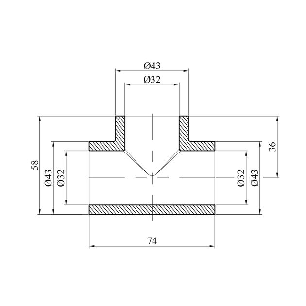Тройник PPR GrandiTherm 32 мм, фото , изображение 2 | SNABZHENIE.com.ua Тройник PPR GrandiTherm 32 мм, фото , изображение 2 | SNABZHENIE.com.ua