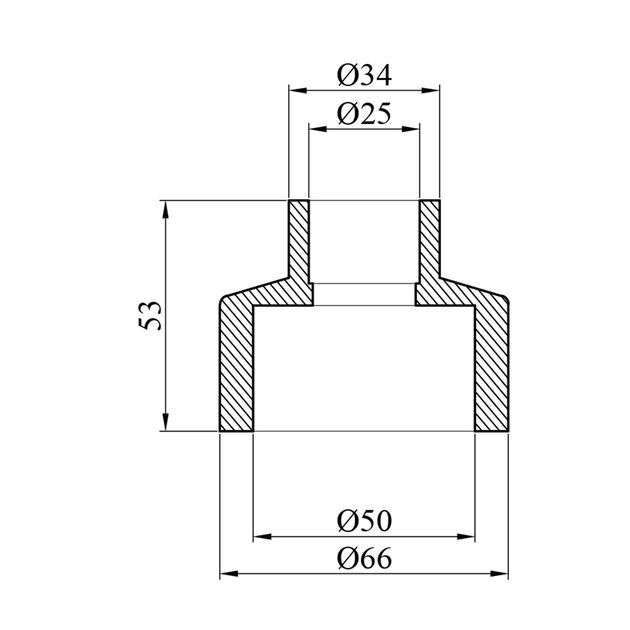 Редукционная муфта PPR GrandiTherm 50x25 мм, фото , изображение 2 | SNABZHENIE.com.ua Редукционная муфта PPR GrandiTherm 50x25 мм, фото , изображение 2 | SNABZHENIE.com.ua