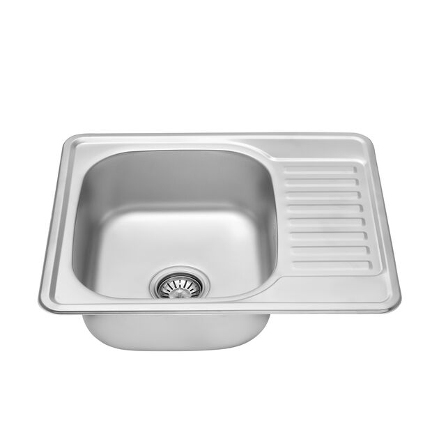 Кухонная мойка Kroner KRP Dekor 5848 (0,8 мм), фото , изображение 4 | SNABZHENIE.com.ua