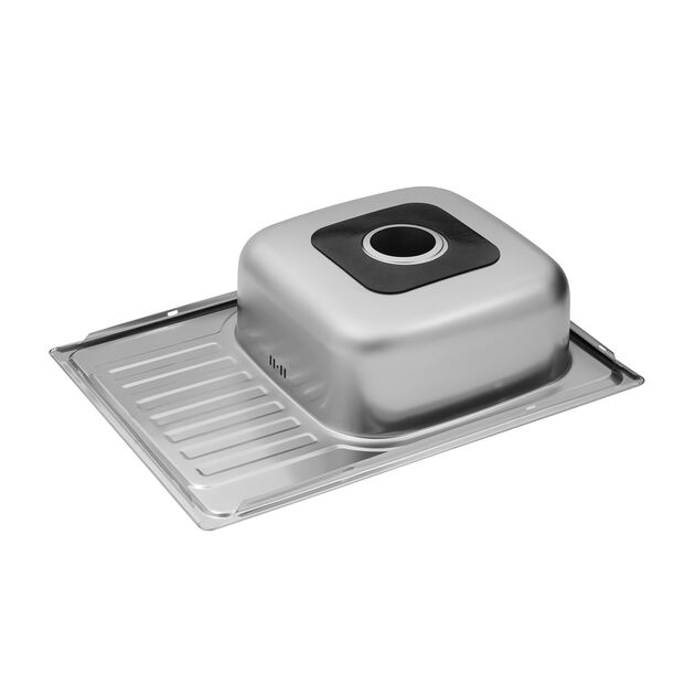 Кухонная мойка Kroner KRP Satin 6950 (0,8 мм), фото , изображение 7 | SNABZHENIE.com.ua