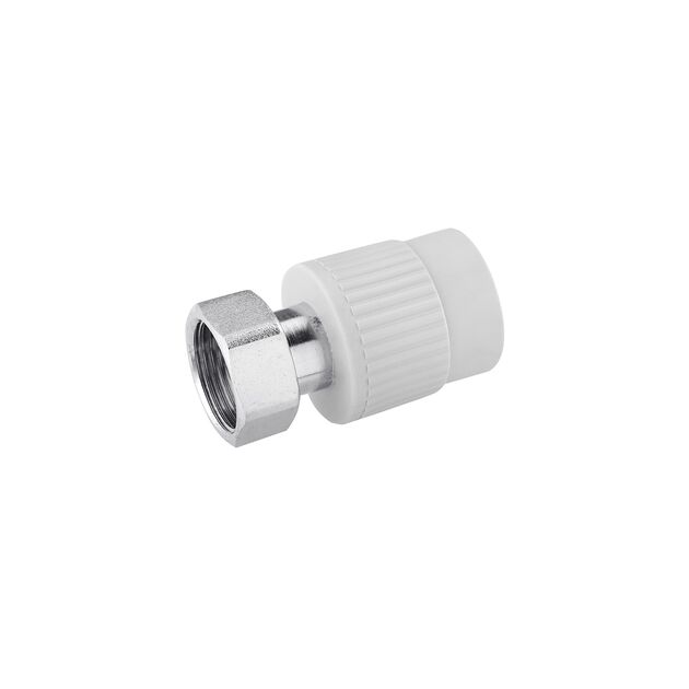 Муфта PPR GrandiTherm 25х3/4 с накидной гайкой, фото  | SNABZHENIE.com.ua Муфта PPR GrandiTherm 25х3/4 с накидной гайкой, фото  | SNABZHENIE.com.ua