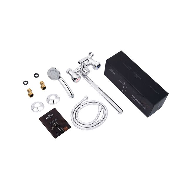 Смеситель для ванны Kroner KRP Hamburg C070, фото , изображение 8 | SNABZHENIE.com.ua Смеситель для ванны Kroner KRP Hamburg C070, фото , изображение 8 | SNABZHENIE.com.ua