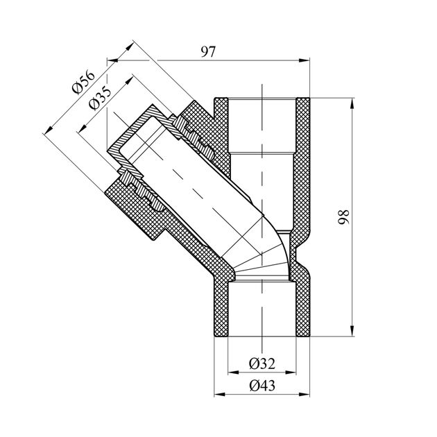 Фильтр PPR GrandiTherm 32 мм, фото , изображение 2 | SNABZHENIE.com.ua Фильтр PPR GrandiTherm 32 мм, фото , изображение 2 | SNABZHENIE.com.ua