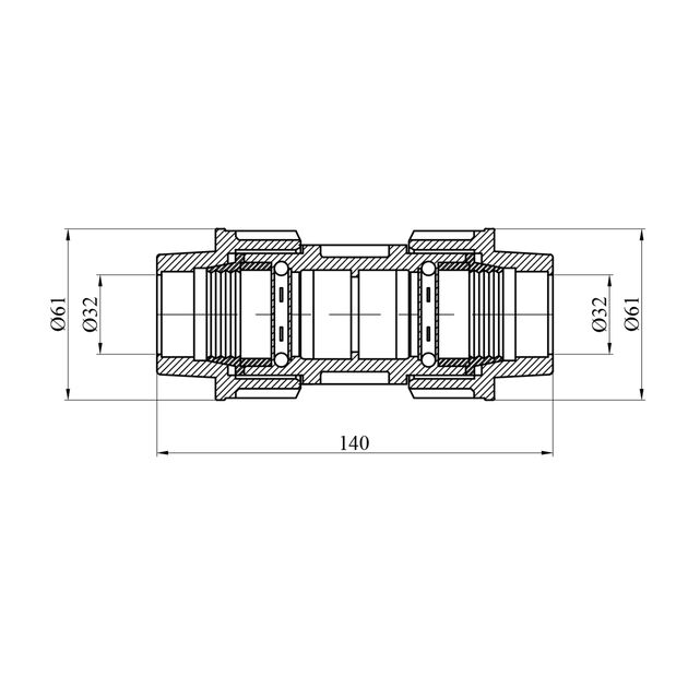 Муфта ПЭ SantehPlast 32х32 мм, фото , изображение 2 | SNABZHENIE.com.ua Муфта ПЭ SantehPlast 32х32 мм, фото , изображение 2 | SNABZHENIE.com.ua