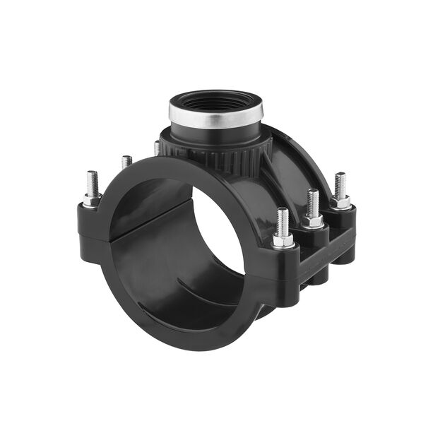 Седловая врезка ПЭ SantehPlast 110х1 1/2", фото  | SNABZHENIE.com.ua