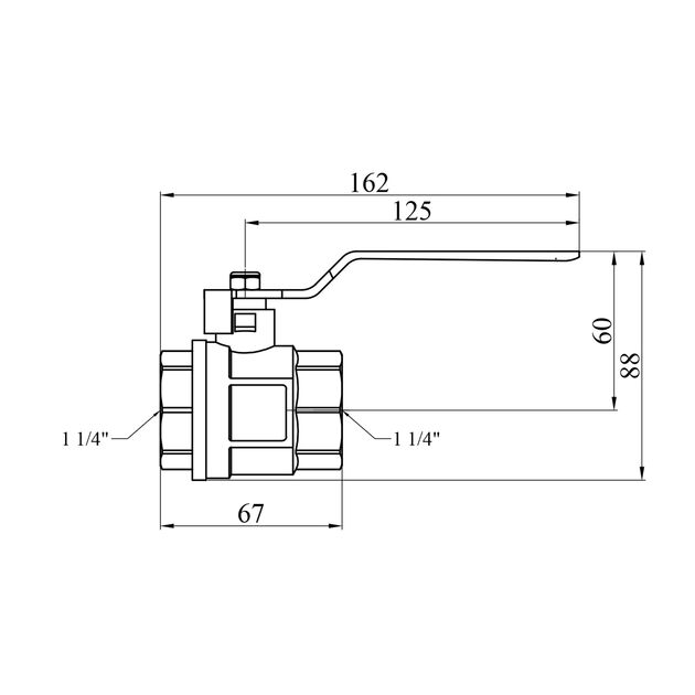 Шаровой кран Valves 1 1/4 ВВ PN30 с синей ручкой, фото , изображение 2 | SNABZHENIE.com.ua Шаровой кран Valves 1 1/4 ВВ PN30 с синей ручкой, фото , изображение 2 | SNABZHENIE.com.ua