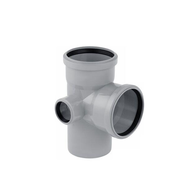 Крестовина для внутрішньої каналізації Rozma 110х110х50/90°, фото  | SNABZHENIE.com.ua Крестовина для внутрішньої каналізації Rozma 110х110х50/90°, фото  | SNABZHENIE.com.ua