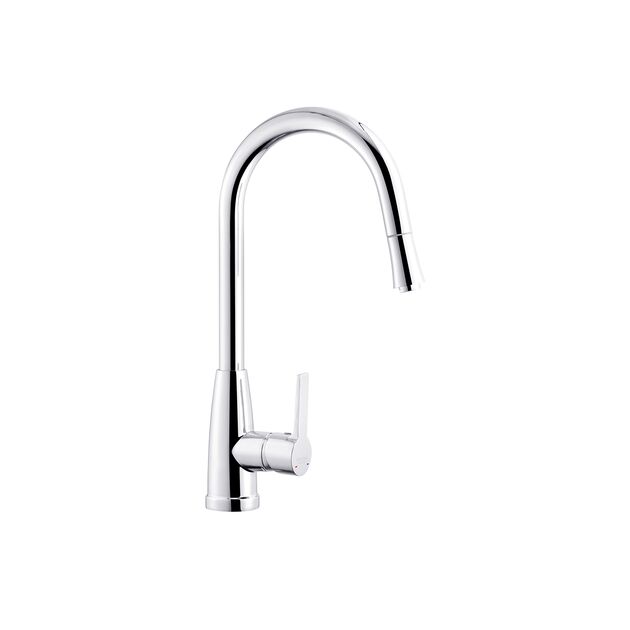 Смеситель для кухни Kroner KRM - 11-013F с выдвижным изливом, фото  | SNABZHENIE.com.ua