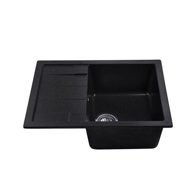 Кухонная мойка Kroner KRP Komposit GRB - 6550, фото , изображение 3 | SNABZHENIE.com.ua Кухонная мойка Kroner KRP Komposit GRB - 6550, фото , изображение 3 | SNABZHENIE.com.ua
