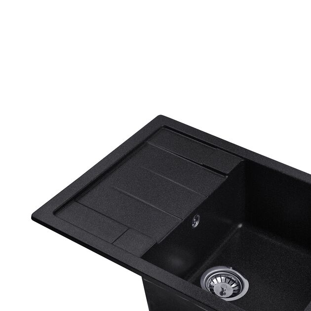 Кухонная мойка Kroner KRP Komposit GRB - 6550, фото , изображение 4 | SNABZHENIE.com.ua Кухонная мойка Kroner KRP Komposit GRB - 6550, фото , изображение 4 | SNABZHENIE.com.ua