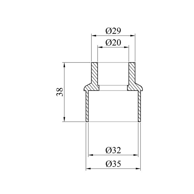 Муфта перехідна PPR GrandiTherm 32х20 мм ВН, фото , зображення 2 | SNABZHENIE.com.ua Муфта перехідна PPR GrandiTherm 32х20 мм ВН, фото , зображення 2 | SNABZHENIE.com.ua