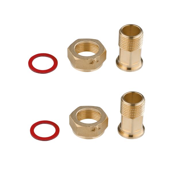 Комплект гаек для счетчика Karro 1/2", фото  | SNABZHENIE.com.ua Комплект гаек для счетчика Karro 1/2", фото  | SNABZHENIE.com.ua