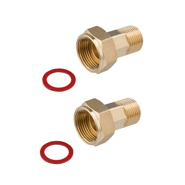 Комплект гаек для счетчика Karro 1/2", фото , зображення 3 | SNABZHENIE.com.ua Комплект гаек для счетчика Karro 1/2", фото , зображення 3 | SNABZHENIE.com.ua