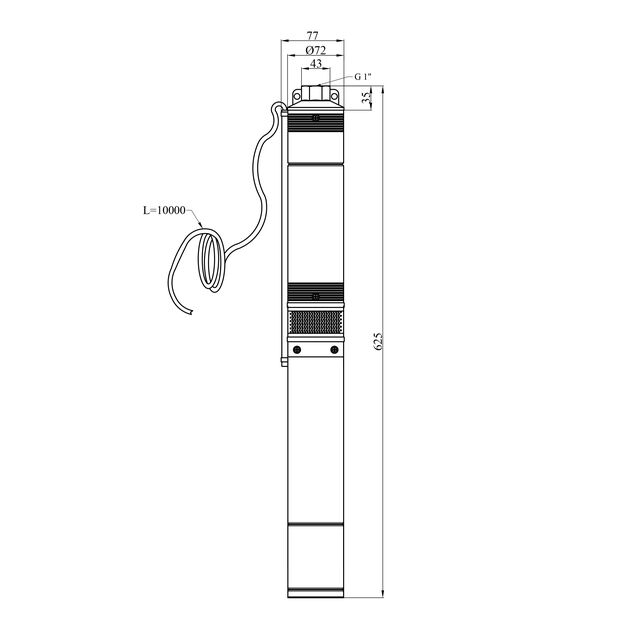 Глубинный насос Forwater 3QGDa550-100, фото , изображение 2 | SNABZHENIE.com.ua Глубинный насос Forwater 3QGDa550-100, фото , изображение 2 | SNABZHENIE.com.ua