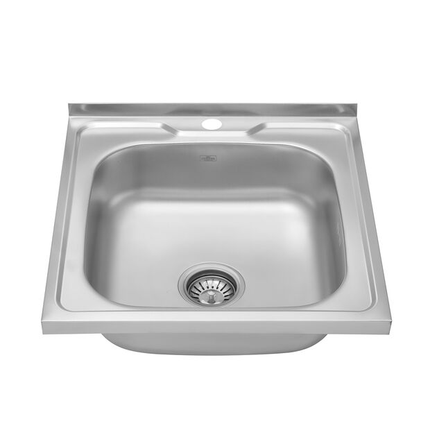 Кухонна мийка накладна Kroner KRP Dekor - 5050 (0,6 мм), фото , зображення 4 | SNABZHENIE.com.ua Кухонна мийка накладна Kroner KRP Dekor - 5050 (0,6 мм), фото , зображення 4 | SNABZHENIE.com.ua