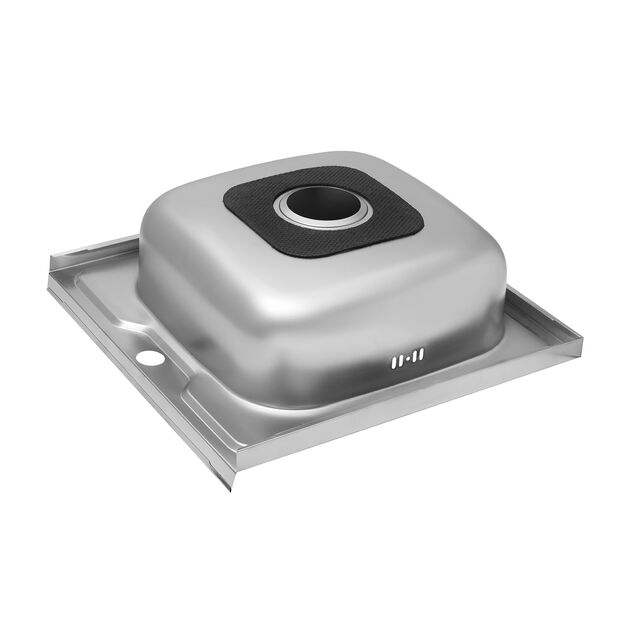 Кухонна мийка накладна Kroner KRP Dekor - 5050 (0,6 мм), фото , зображення 6 | SNABZHENIE.com.ua Кухонна мийка накладна Kroner KRP Dekor - 5050 (0,6 мм), фото , зображення 6 | SNABZHENIE.com.ua