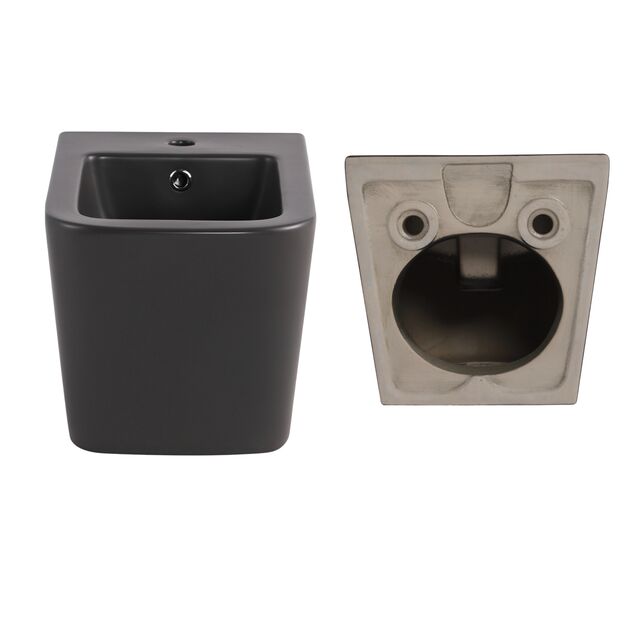 Qtap Комплект Tern Anthracite 3 в 1: унитаз подвесной Ultra Quiet  + биде подвесное + раковина накладная QTTERAN49161, фото , изображение 8 | SNABZHENIE.com.ua Qtap Комплект Tern Anthracite 3 в 1: унитаз подвесной Ultra Quiet  + биде подвесное + раковина накладная QTTERAN49161, фото , изображение 8 | SNABZHENIE.com.ua