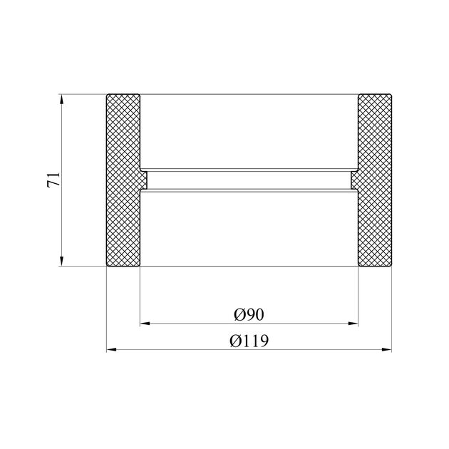 Муфта PPR GrandiTherm 90 мм, фото , изображение 2 | SNABZHENIE.com.ua Муфта PPR GrandiTherm 90 мм, фото , изображение 2 | SNABZHENIE.com.ua