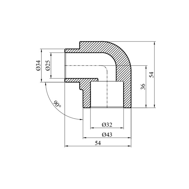 Редукционное колено PPR GrandiTherm 32x25 мм, фото , изображение 2 | SNABZHENIE.com.ua Редукционное колено PPR GrandiTherm 32x25 мм, фото , изображение 2 | SNABZHENIE.com.ua