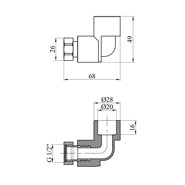 Колено PPR GrandiTherm 20х1/2 с накидной гайкой, фото , изображение 2 | SNABZHENIE.com.ua Колено PPR GrandiTherm 20х1/2 с накидной гайкой, фото , изображение 2 | SNABZHENIE.com.ua
