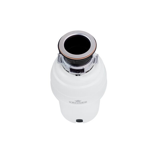 Подрібнювач харчових відходів Kroner KRP Kaiman WHI - 550W, фото , зображення 5 | SNABZHENIE.com.ua Подрібнювач харчових відходів Kroner KRP Kaiman WHI - 550W, фото , зображення 5 | SNABZHENIE.com.ua