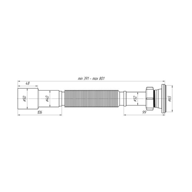 Гофра ANIplast 1 1/2"х40/50 мм G206EU, фото , зображення 2 | SNABZHENIE.com.ua Гофра ANIplast 1 1/2"х40/50 мм G206EU, фото , зображення 2 | SNABZHENIE.com.ua