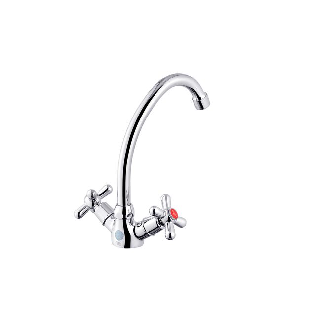 Смеситель кухонный Kroner KRP Royce - C030, фото , изображение 3 | SNABZHENIE.com.ua