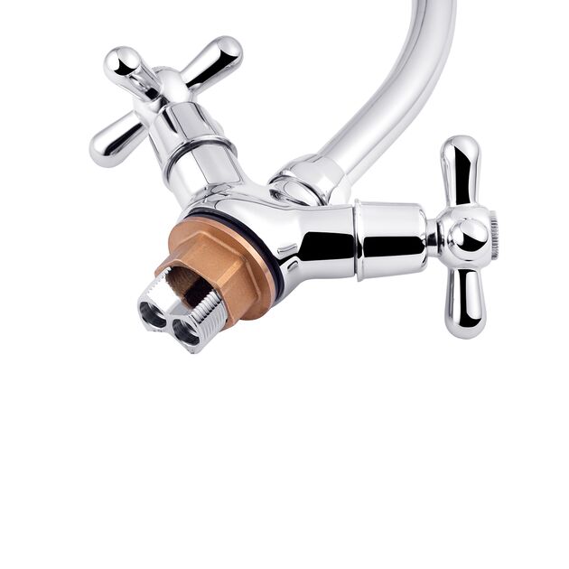 Смеситель кухонный Kroner KRP Royce - C030, фото , изображение 5 | SNABZHENIE.com.ua