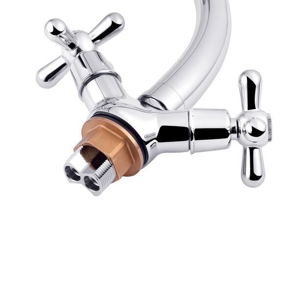 Смеситель кухонный Kroner KRP Royce - C032, фото , изображение 5 | SNABZHENIE.com.ua