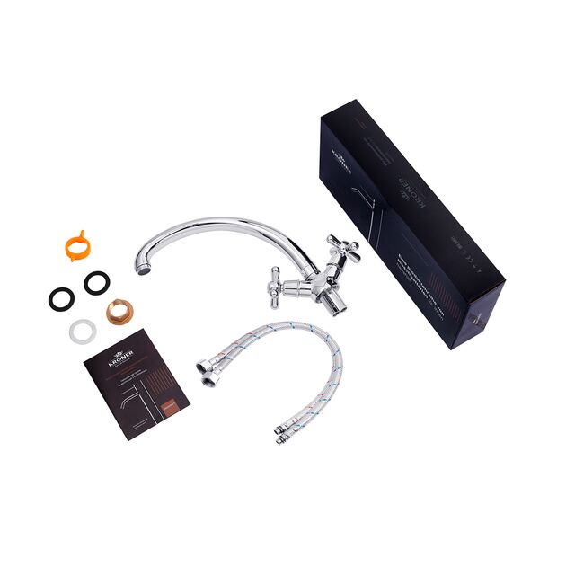 Смеситель кухонный Kroner KRP Royce - C032, фото , изображение 7 | SNABZHENIE.com.ua