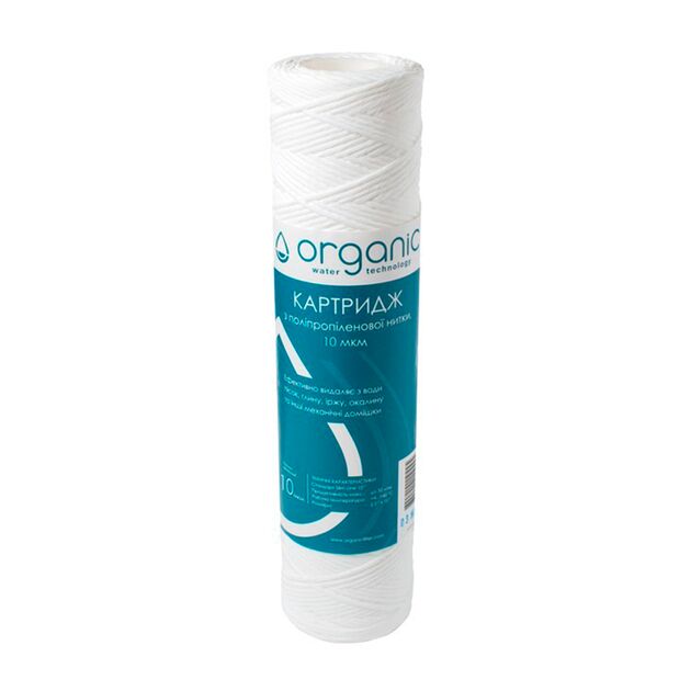 Картридж з поліпропіленової нитки Organic DMSW10PP10, фото  | SNABZHENIE.com.ua