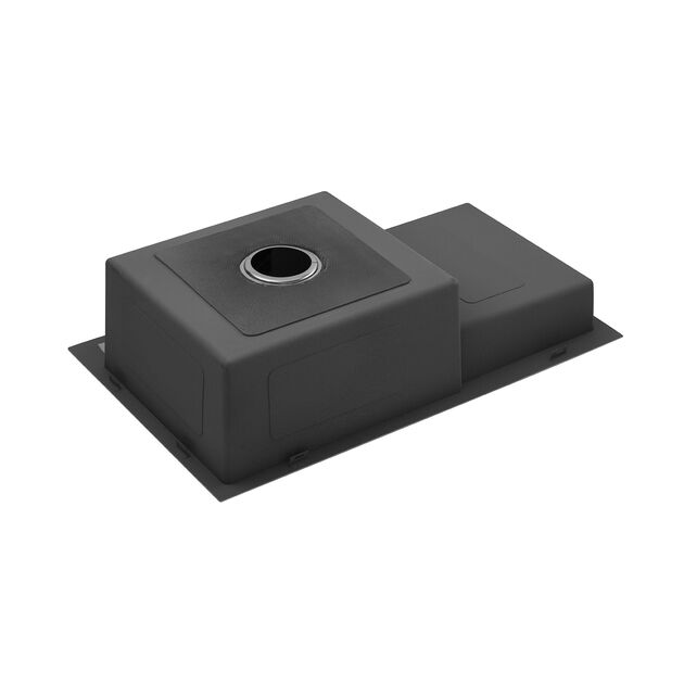 Кухонна мийка Kroner KRP PVD Schwarze - 7848RHM (3,0/1,0 мм), фото , зображення 9 | SNABZHENIE.com.ua Кухонна мийка Kroner KRP PVD Schwarze - 7848RHM (3,0/1,0 мм), фото , зображення 9 | SNABZHENIE.com.ua