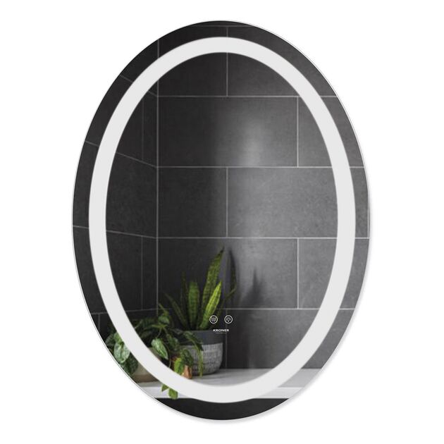 Зеркало Kroner KRP Spiegel VO1-5070 с LED и антизапотеванием, фото  | SNABZHENIE.com.ua