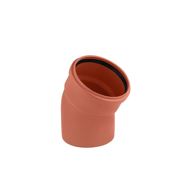 Колено для наружной канализации Rozma 160х30°, фото  | SNABZHENIE.com.ua Колено для наружной канализации Rozma 160х30°, фото  | SNABZHENIE.com.ua